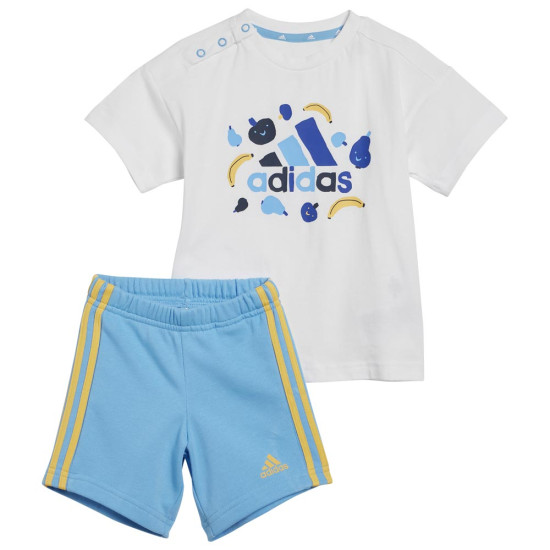 Adidas Βρεφικό σετ Essentials Allover Print Tee Set